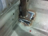 Rear cage to floor weld